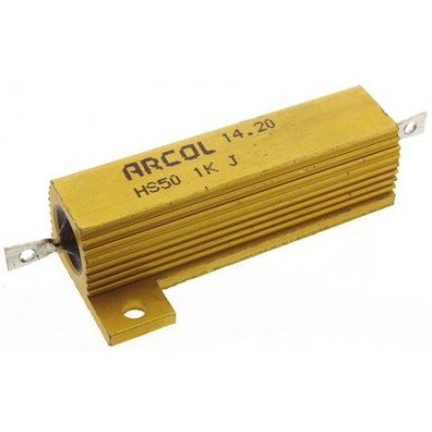 HS 50W 1K3 F HEATSINK RESISTOR 1% 